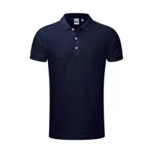 Férfi galléros póló  rövid ujjú Russell Europe Men\'s Stretch Polo Piros   urespolo.hu