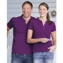 Férfi galléros póló  rövid ujjú Russell Europe Men\'s Stretch Polo Világos Oxford   urespolo.hu