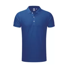 Férfi galléros póló  rövid ujjú Russell Europe Men\'s Stretch Polo Világos Oxford   urespolo.hu