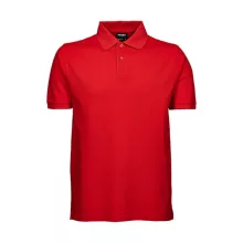 Férfi galléros póló  rövid ujjú Tee Jays Heavy Polo Piqué Piros   urespolo.hu