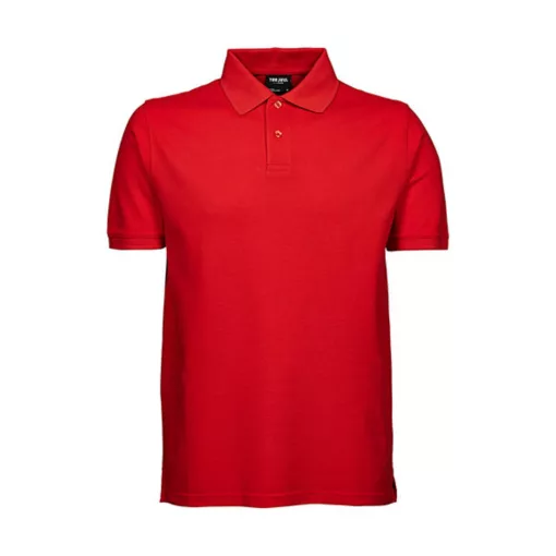 Férfi galléros póló  rövid ujjú Tee Jays Heavy Polo Piqué Piros   urespolo.hu