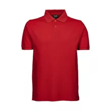 Férfi galléros póló  rövid ujjú Tee Jays Heavy Polo Piqué Piros   urespolo.hu