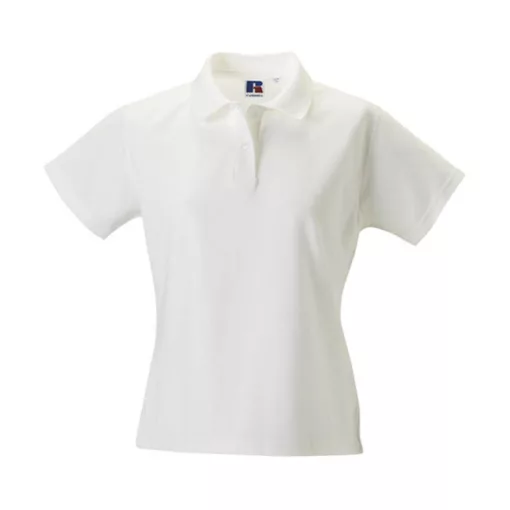 Női galléros póló  rövid ujjú Russell Europe Better Polo Ladies\'   Fehér   urespolo.hu