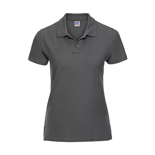Női galléros póló  rövid ujjú Russell Europe Better Polo Ladies'   Titanium   urespolo.hu