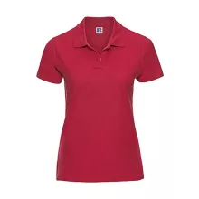 Női galléros póló  rövid ujjú Russell Europe Better Polo Ladies'   Piros   urespolo.hu