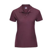 Női galléros póló  rövid ujjú Russell Europe Better Polo Ladies'   Burgundi vörös   urespolo.hu