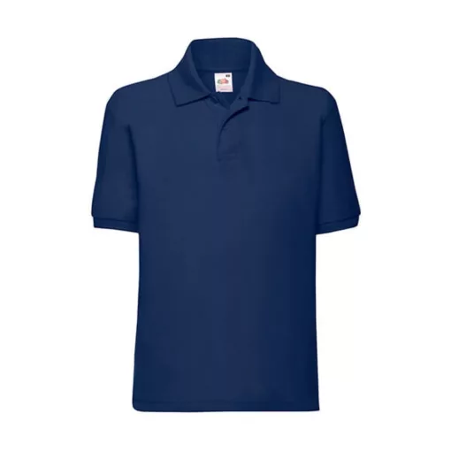 Gyerek Galléros póló  Rövid ujjú Fruit of the Loom 65/35 Polo Kids   Sötétkék (navy)   urespolo