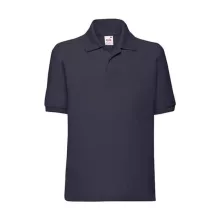 Gyerek Galléros póló  Rövid ujjú Fruit of the Loom 65/35 Polo Kids   Mély sötétkék (navy)   ure