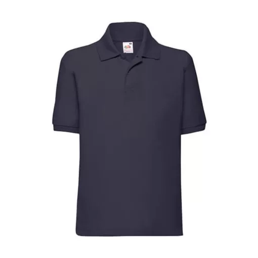 Gyerek Galléros póló  Rövid ujjú Fruit of the Loom 65/35 Polo Kids   Mély sötétkék (navy)   ure