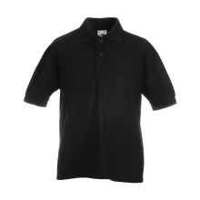 Gyerek Galléros póló  Rövid ujjú Fruit of the Loom 65/35 Polo Kids   Mély sötétkék (navy)   ure