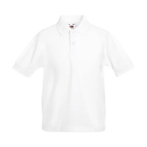 Gyerek Galléros póló  Rövid ujjú Fruit of the Loom 65/35 Polo Kids   Piros   urespolo.hu