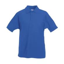Gyerek Galléros póló  Rövid ujjú Fruit of the Loom 65/35 Polo Kids   Napraforgó sárga   urespol