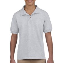 Gyerek Galléros póló  Rövid ujjú Gildan Dry Blend Kids Jersey Polo   Sportszürke   urespolo.hu