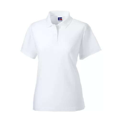 Női galléros póló  rövid ujjú Russell Europe Ladies\' Polo Poly-Cotton Blend   Sötétkék (navy)