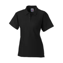 Női galléros póló  rövid ujjú Russell Europe Ladies\' Polo Poly-Cotton Blend   Sötétkék (navy)