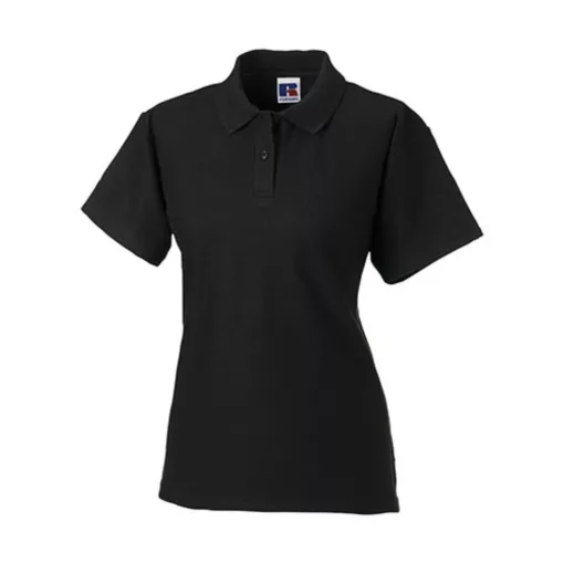 Női galléros póló  rövid ujjú Russell Europe Ladies\' Polo Poly-Cotton Blend   Sötétkék (navy)