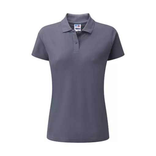 Női galléros póló  rövid ujjú Russell Europe Ladies\' Polo Poly-Cotton Blend   Sötétkék (navy)