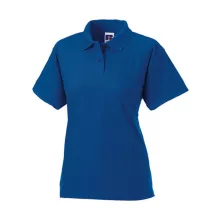Női galléros póló  rövid ujjú Russell Europe Ladies\' Polo Poly-Cotton Blend   Sötétkék (navy)