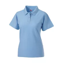 Női galléros póló  rövid ujjú Russell Europe Ladies\' Polo Poly-Cotton Blend   Sötétkék (navy)