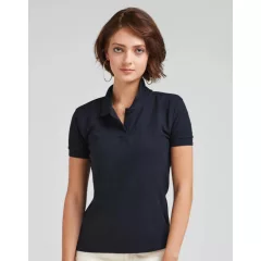 Női rövid ujjú galléros póló SG Ladies' Poly Cotton Polo XS, Fehér