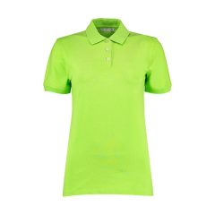 Női galléros póló  rövid ujjú Kustom Kit Ladies' Kate Poloshirt   Lime zöld   urespolo.hu