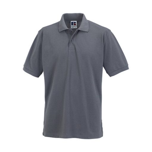 Férfi galléros munkaruha Russel Hard Wearing Polo Shirt 4XL-ig - M, Konvoj szürke