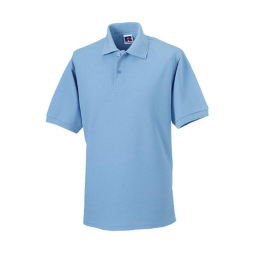 Férfi galléros munkaruha Russel Hard Wearing Polo Shirt 4XL-ig - 4XL, Ég kék