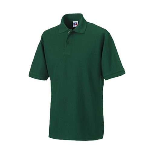 Férfi galléros munkaruha Russel Hard Wearing Polo Shirt 4XL-ig - XL, Sötétzöld