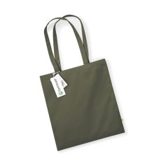 Uniszex organikus speciális táska Westford Mill EarthAware™ Organic Bag for Life Egy méret, Oliv