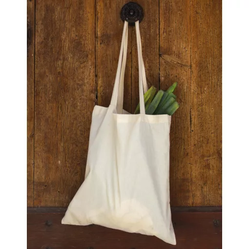 Uniszex organikus speciális táska Bags by JASSZ Popular Organic Cotton Shopper LH Egy méret, Nat