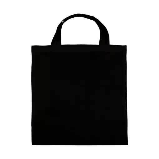 Uniszex organikus speciális táska Bags by JASSZ Organic Cotton Shopper SH Egy méret, Fekete