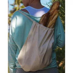 Uniszex organikus speciális táska Bags by JASSZ Organic Cotton Drawstring Backcsomag Egy méret,