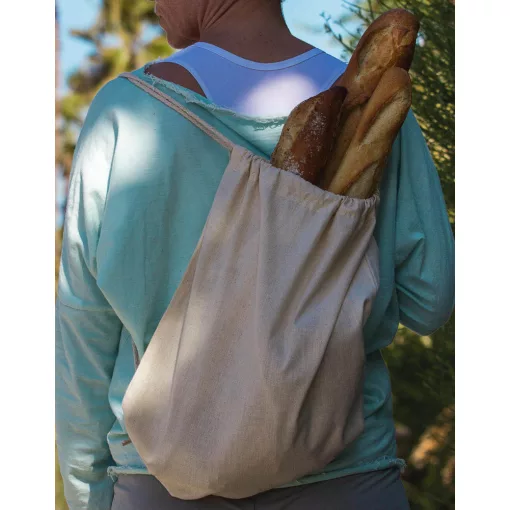 Uniszex organikus speciális táska Bags by JASSZ Organic Cotton Drawstring Backcsomag Egy méret,
