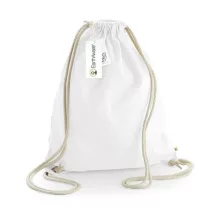 Tornazsák tornatáska  Hátizsák Westford Mill EarthAware Organic Gymsac   Fehér   urespolo.hu