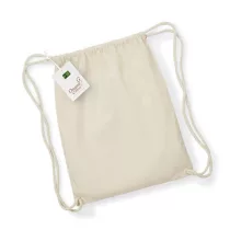 Tornazsák tornatáska  Hátizsák Westford Mill EarthAware Organic Gymsac   Fekete   urespolo.hu