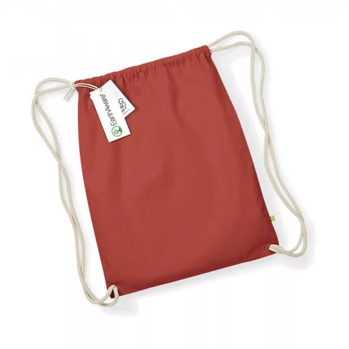 Uniszex organikus speciális táska Westford Mill EarthAware™ Organic Gymsac Egy méret, Narancssár