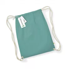 Uniszex organikus speciális táska Westford Mill EarthAware™ Organic Gymsac Egy méret, Sage Green