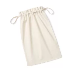 Speciális táska   Westford Mill Organic Cotton Drawcord Bag   Fekete   urespolo.hu