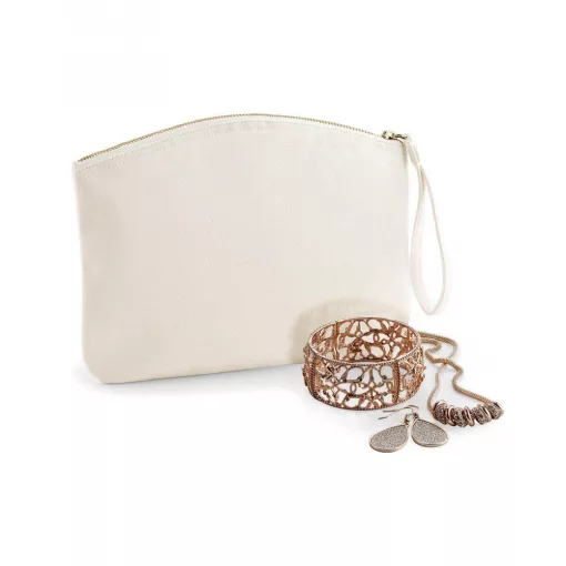 Női organikus speciális táska Westford Mill EarthAware™ Organic Spring Wristlet S, Fekete