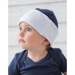 Bébi téli sapka BabyBugz Baby Reversible Hat Egy méret, Fehér/Piros