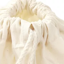 Tornazsák tornatáska  Hátizsák Westford Mill Premium Cotton Gymsac   Fehér   urespolo.hu