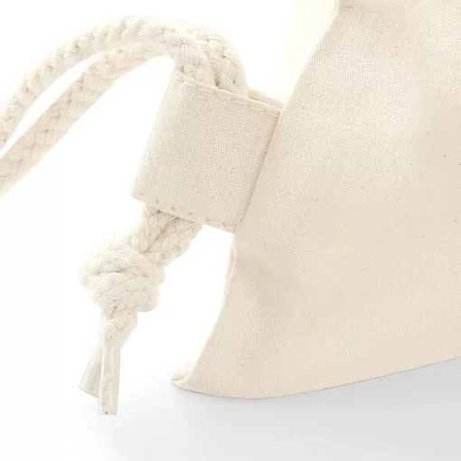 Tornazsák tornatáska  Hátizsák Westford Mill Premium Cotton Gymsac   Naturál   urespolo.hu