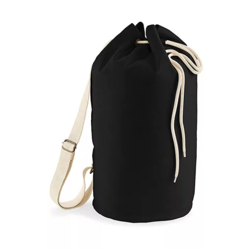 Férfi organikus hátizsák Westford Mill EarthAware™ Organic Sea Bag Egy méret, Fekete
