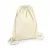 Uniszex organikus speciális táska Westford Mill Organic Premium Cotton Gymsac Egy méret, Naturál