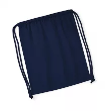 Uniszex organikus speciális táska Westford Mill Organic Premium Cotton Gymsac Egy méret, Sötétké