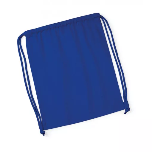 Uniszex organikus speciális táska Westford Mill Organic Premium Cotton Gymsac Egy méret, Világos