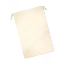 Uniszex organikus speciális táska Westford Mill Organic Premium Cotton Stuff Bag S, Naturál