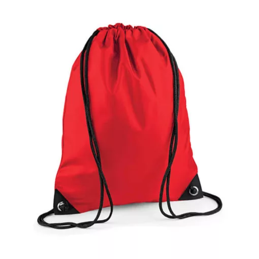 Tornazsák tornatáska  Hátizsák Bag Base Premium Gymsac   Élénkpiros   urespolo.hu