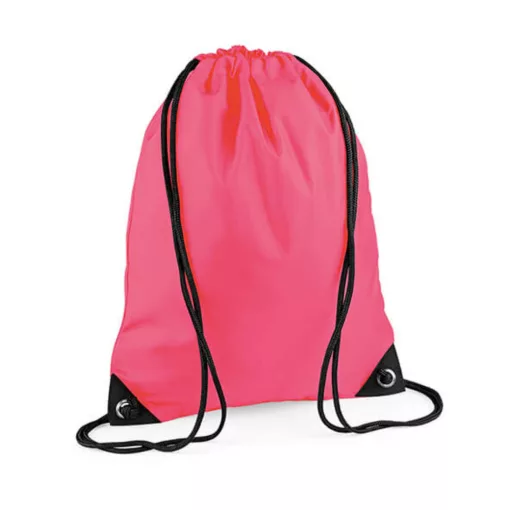 Tornazsák tornatáska  Hátizsák Bag Base Premium Gymsac   Fluorescent Rózsaszín   urespolo.hu