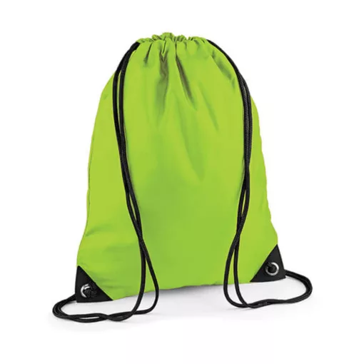 Tornazsák tornatáska  Hátizsák Bag Base Premium Gymsac   Lime zöld   urespolo.hu